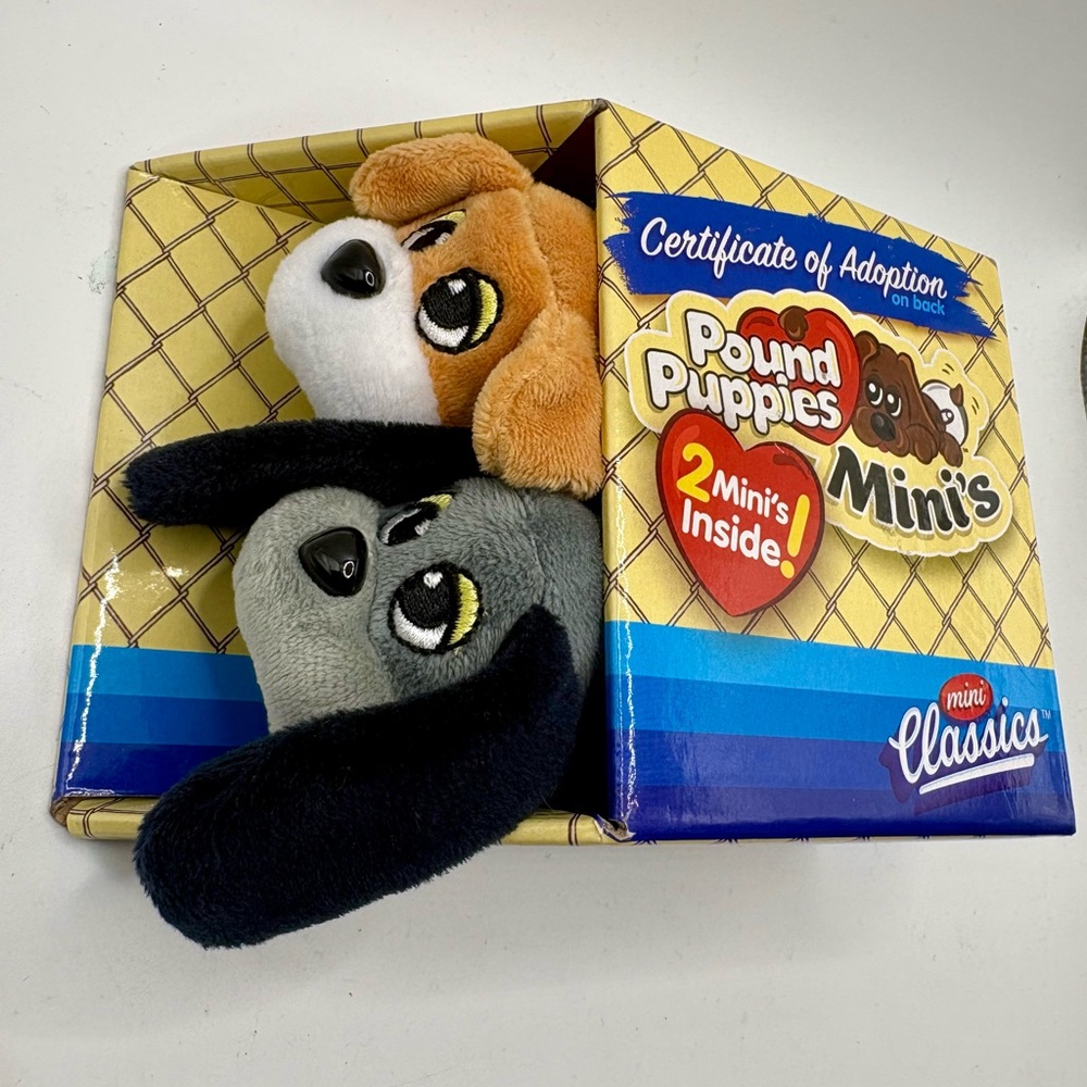 Pound Puppies Mini Plush Set